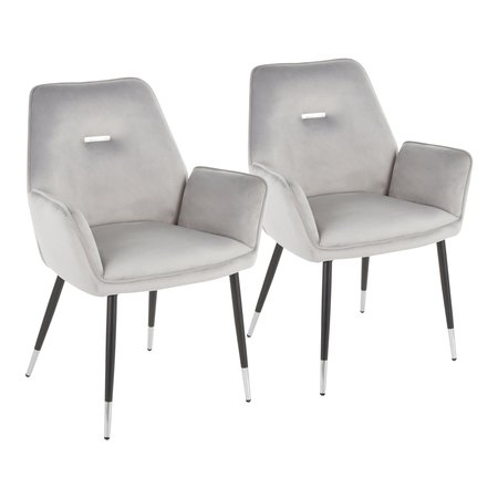 LUMISOURCE Wendy Chair - Set of 2 PR CH-WENDY BKSV2